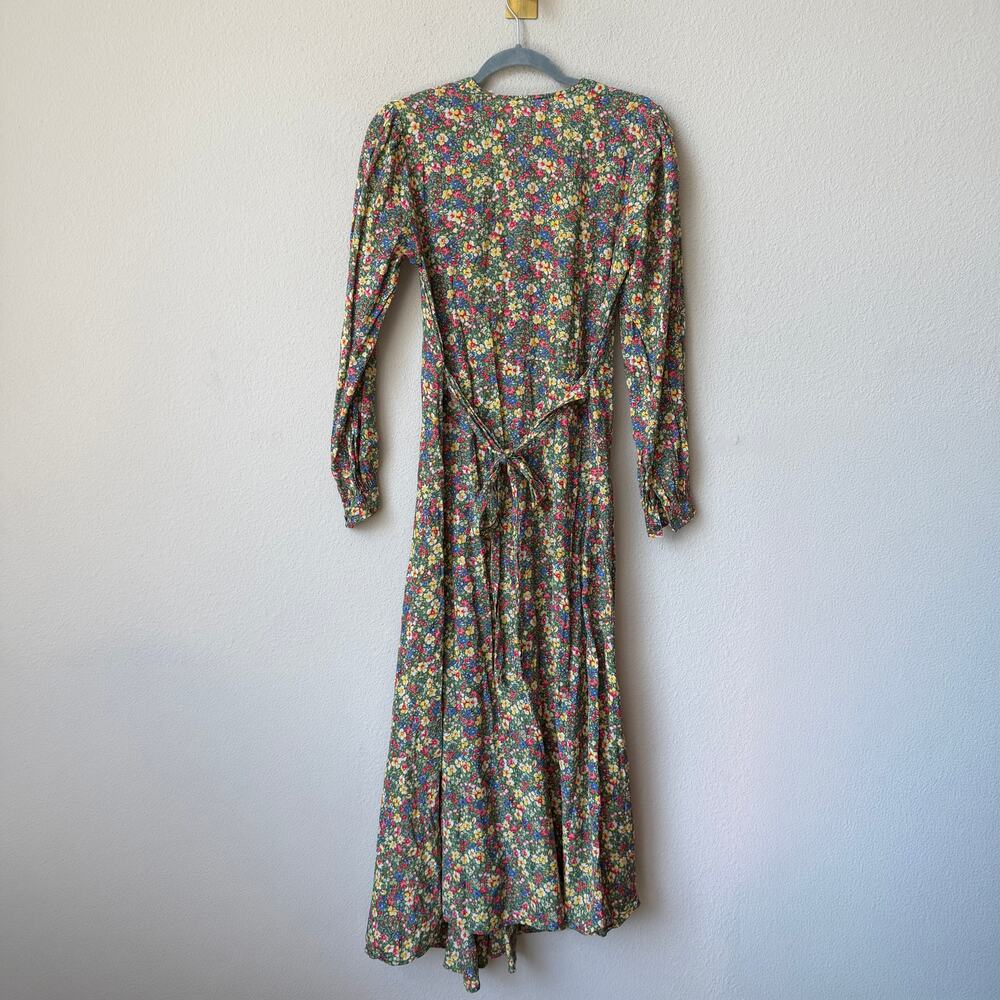 DÔEN Charleston Dress in Green Valley Floral Size M - Picture 5 of 7